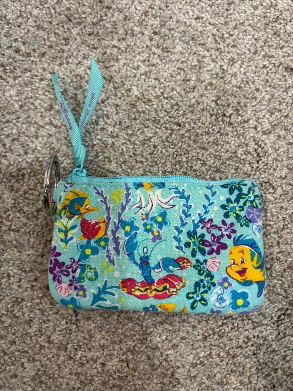 Vera Bradley Disney The Little Mermaid Zip ID Case